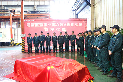 合乐hl888首台AGV智能小车揭彩首发